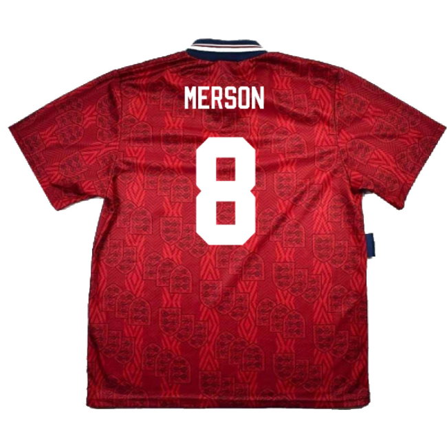 England 1993-95 Away Shirt (Very Good) (Merson 8)