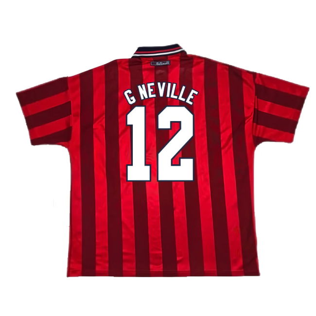England 1997-99 Away Shirt (Good) (G NEVILLE 12)