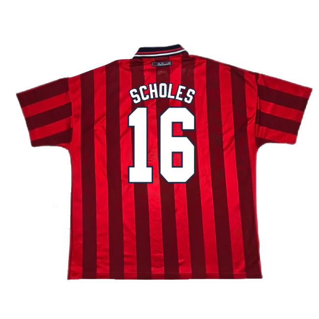 England 1997-99 Away Shirt (Good) (SCHOLES 16)