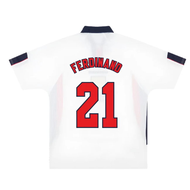 England 1997-99 Home (M) (Very Good) (FERDINAND 21)