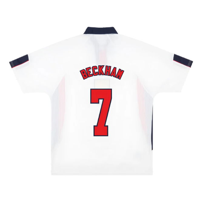 England 1997-99 Home Shirt (XL) (Excellent) (BECKHAM 7)