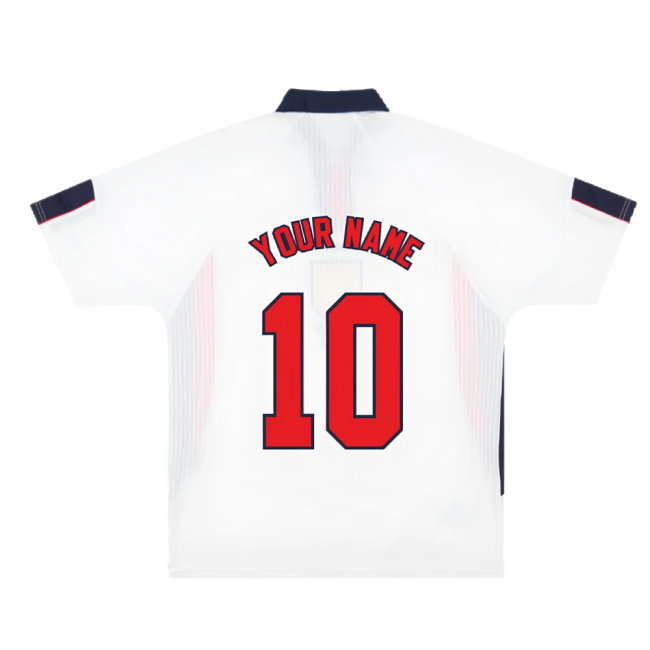 England 1997-99 Home Shirt (XL) (Excellent) (Your Name)