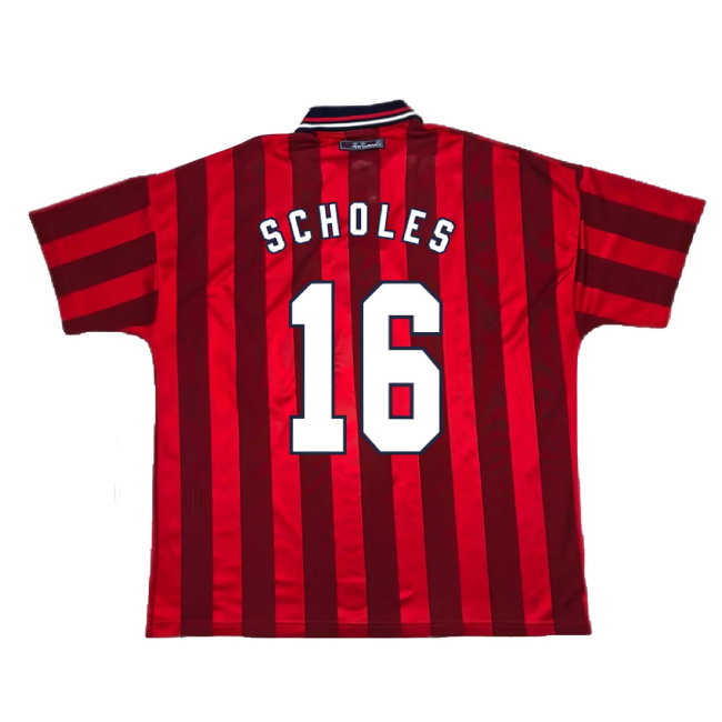 England 1998-99 Away Shirt (XL) (Excellent) (SCHOLES 16)