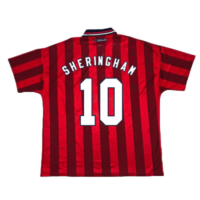 England 1998-99 Away Shirt (XL) (Excellent) (SHERINGHAM 10)