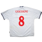 England 1999-00 Home Shirt (XXL) (Fair) (Gascoigne 8)