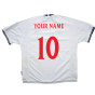 England 1999-00 Home Shirt (XXL) (Fair) (Your Name)