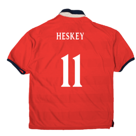 England 1999-01 Away Shirt (Excellent) (Heskey 11)