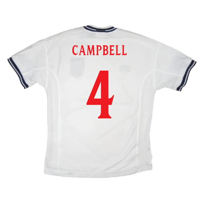 England 1999-01 Home Shirt (XL) (Very Good) (Campbell 4)