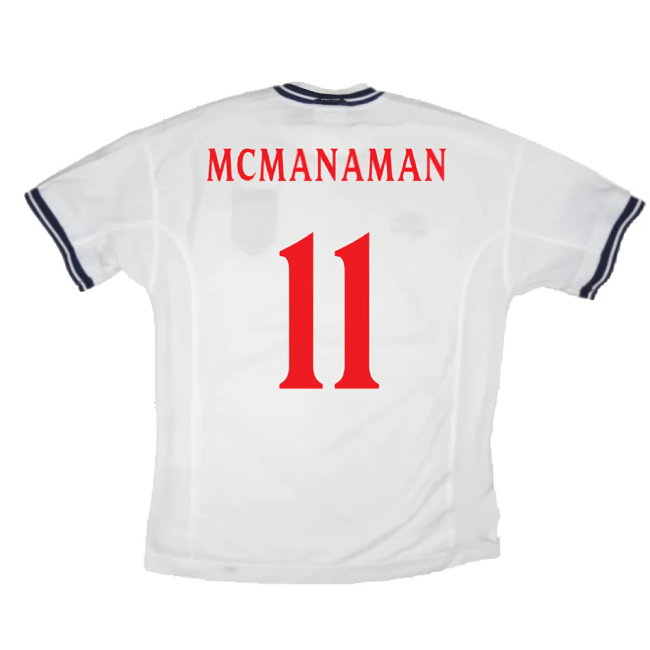 England 1999-01 Home Shirt (XL) (Very Good) (McManaman 11)