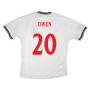 England 1999-01 Home Shirt (XL) (Very Good) (OWEN 20)