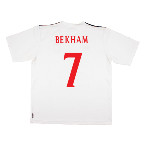 England 1999-2001 Umbro Training Shirt (L) (Beckham 7) (Excellent)