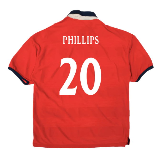 England 2000-01 Away Shirt (XL) (Very Good) (Phillips 20)