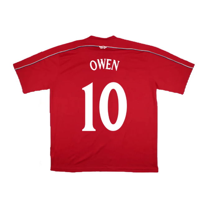 England 2000s Umbro Training Shirt (XXL) (Very Good) (Owen 10)