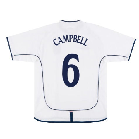 England 2001-03 Home Shirt (Good) (Campbell 6)
