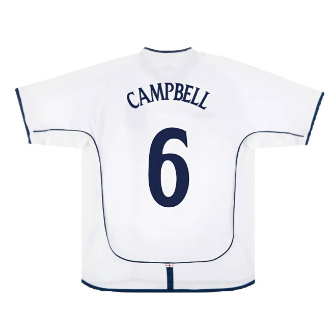 England 2001-03 Home Shirt (XL) (Very Good) (Campbell 6)