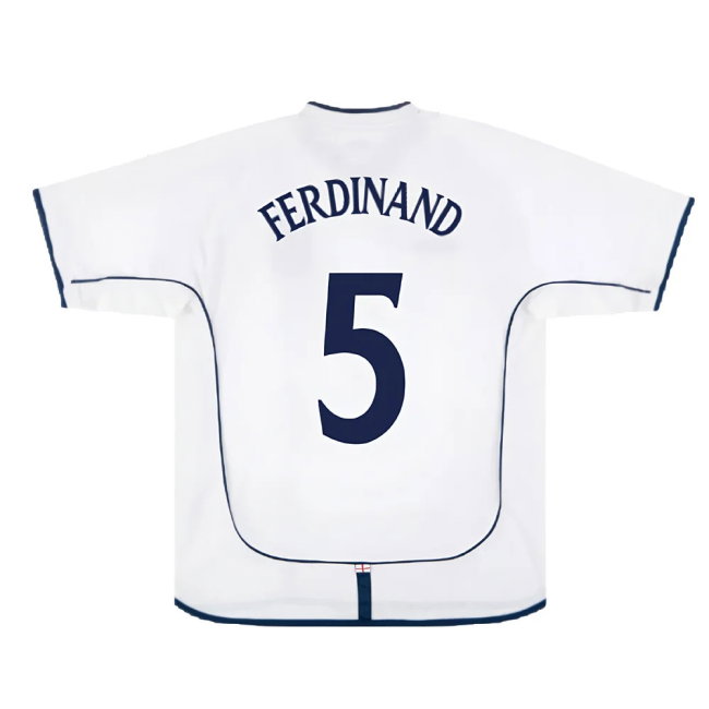 England 2001-03 Home Shirt (XL) (Very Good) (FERDINAND 5)