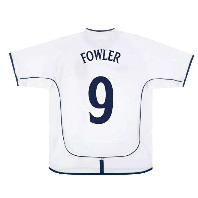 England 2001-03 Home Shirt (XXL) (Excellent) (Fowler 9)