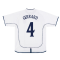 England 2001-03 Home Shirt (XL) (Fair) (GERRARD 4)