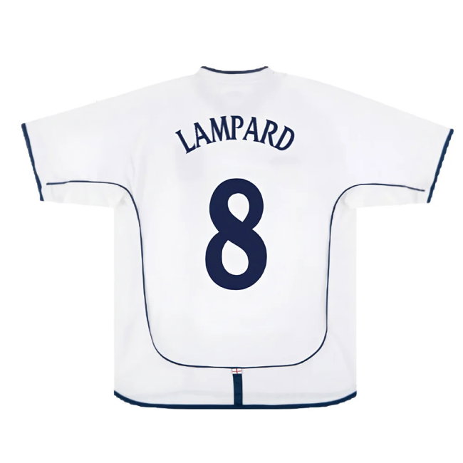 England 2001-03 Home Shirt (XL) (Very Good) (LAMPARD 8)