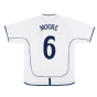 England 2001-03 Home Shirt (XL) (Fair) (MOORE 6)