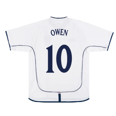 England 2001-03 Home Shirt (Good) (OWEN 10)