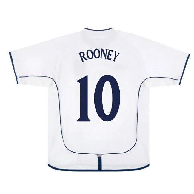 England 2001-03 Home Shirt (XL) (Very Good) (ROONEY 10)