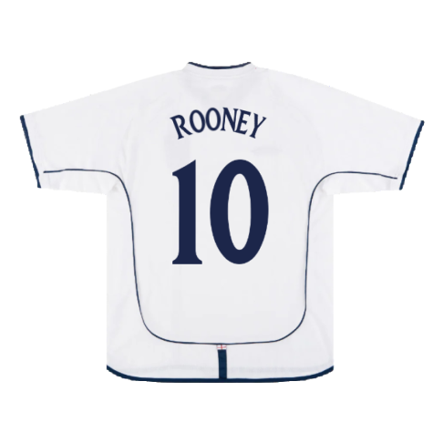 England 2001-03 Home Shirt (XL) (Fair) (ROONEY 10)