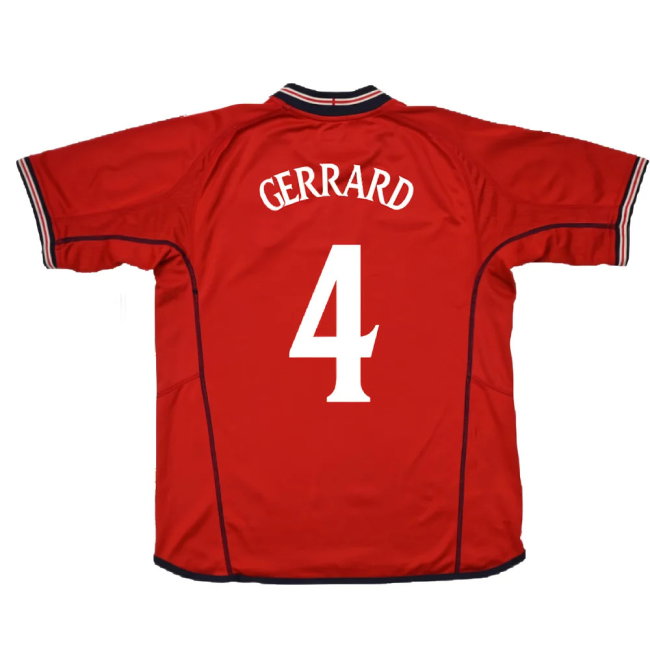 England 2002-04 Away (S) (Excellent) (GERRARD 4)