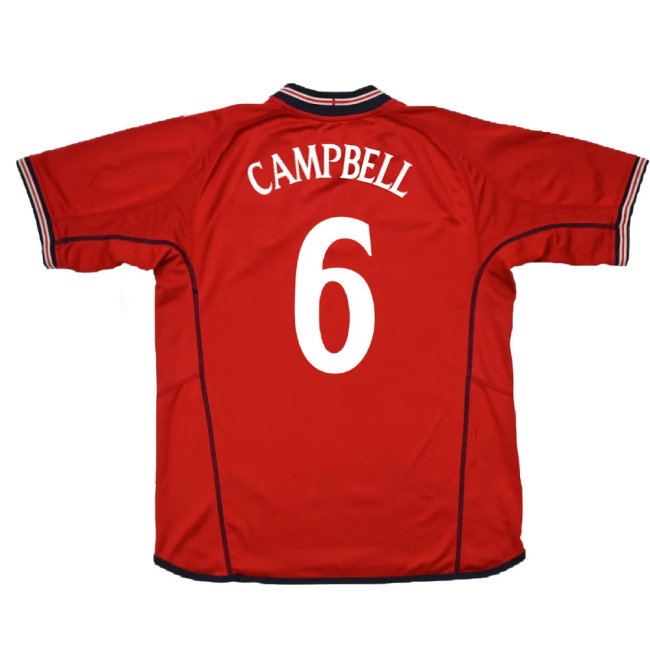 England 2002-04 Away Shirt (XL) (Excellent) (Campbell 6)
