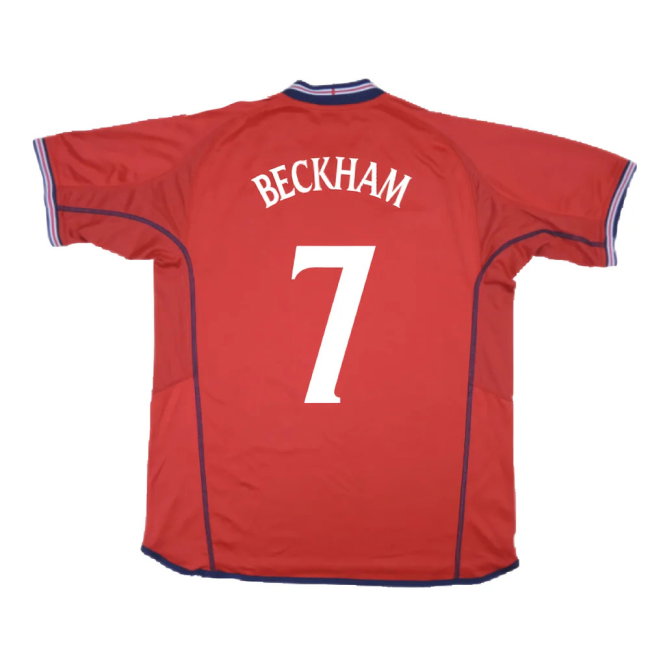 England 2002-04 Away Shirt ((Excellent) XL) (Beckham 7)