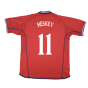 England 2002-04 Away Shirt ((Excellent) XL) (Heskey 11)