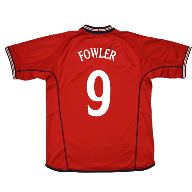 England 2002-04 Away Shirt (Excellent) (Fowler 9)