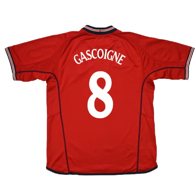 England 2002-04 Away Shirt (XL) (Excellent) (GASCOIGNE 8)