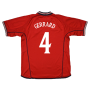 England 2002-04 Away Shirt (XL) (Very Good) (GERRARD 4)
