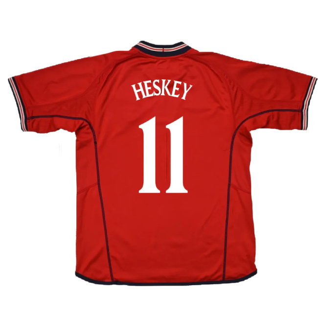 England 2002-04 Away Shirt (Excellent) (Heskey 11)