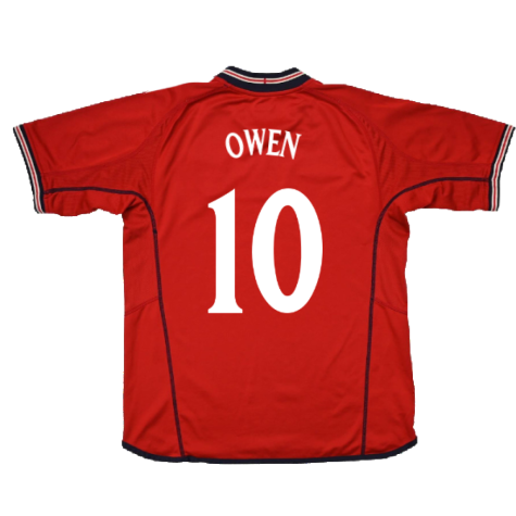 England 2002-04 Away Shirt (XL) (Excellent) (OWEN 10)