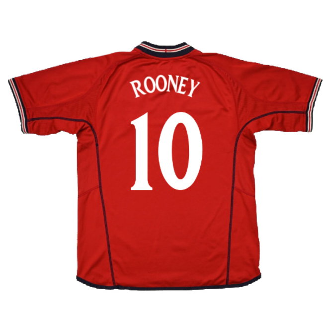 England 2002-04 Away Shirt (2XL) (Very Good) (ROONEY 10)