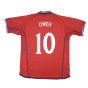England 2002-04 Away Shirt (Very Good) (Owen 10)