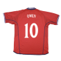 England 2002-04 Away Shirt (XXL) (Excellent) (Owen 10)