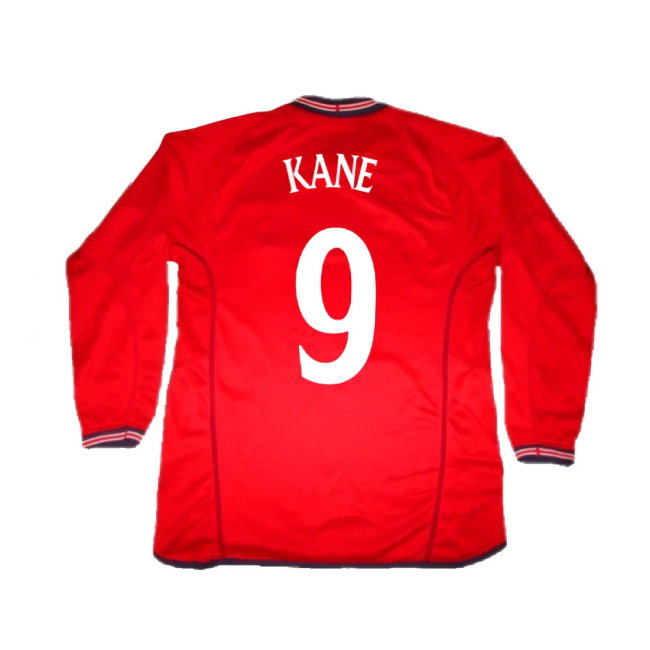 England 2006-08 Long Sleeve Away Shirt (Excellent) (KANE 9)
