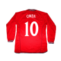 England 2002-04 Long Sleeve Away Shirt (S) (Very Good) (OWEN 10)