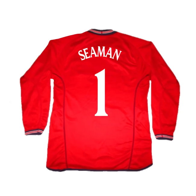 England 2006-08 Long Sleeve Away Shirt (Excellent) (SEAMAN 1)