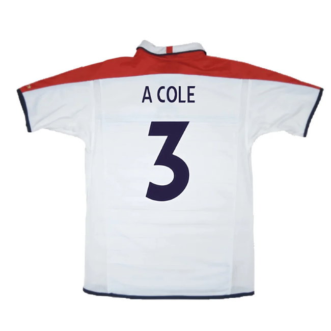 England 2003-05 Home Shirt (XL) (Mint) (A Cole 3)