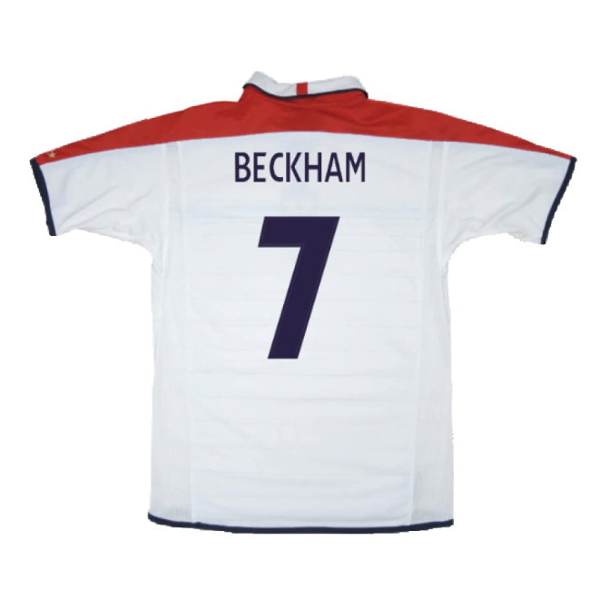 England 2003-05 Home Shirt (XL) (Mint) (Beckham 7)