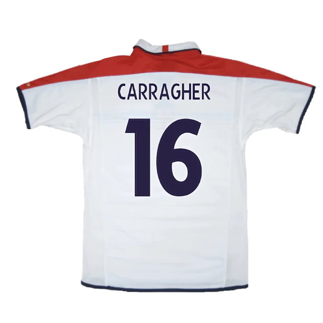 England 2003-05 Home Shirt (XL) (Mint) (Carragher 16)