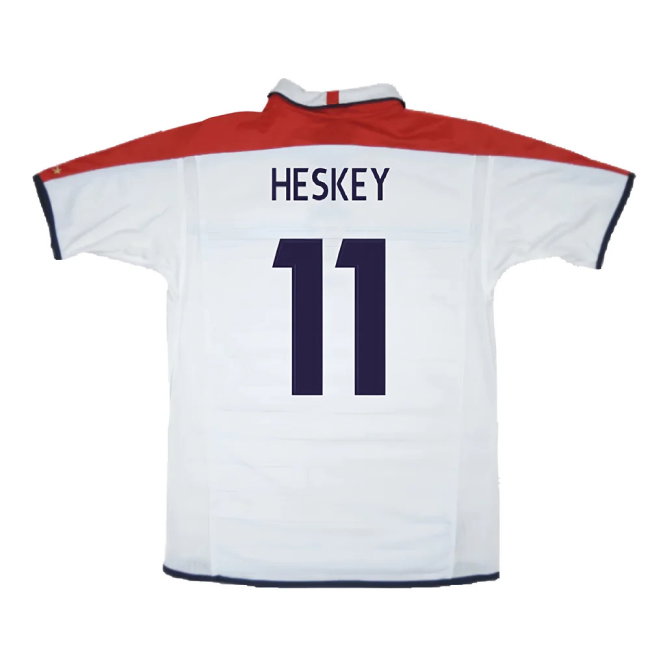 England 2003-05 Home Shirt (XL) (Mint) (Heskey 11)