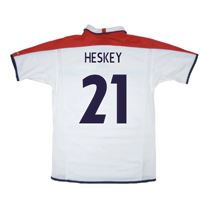 England 2003-05 Home Shirt (XL) (Mint) (Heskey 21)