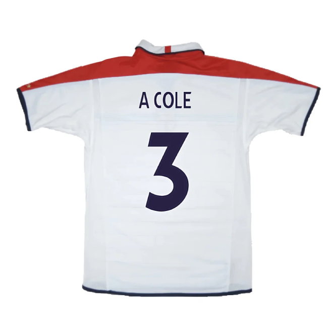England 2003-05 Home Shirt (Excellent) (A Cole 3)