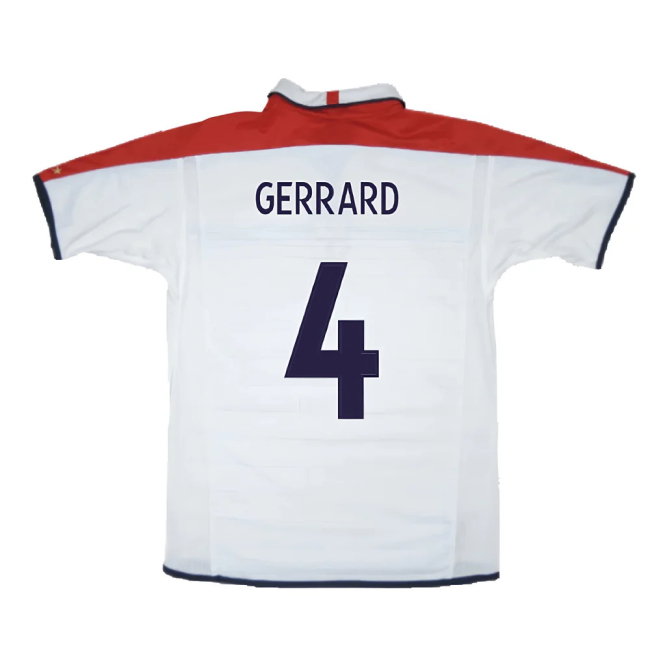 England 2003-05 Home Shirt (Excellent) (Gerrard 4)