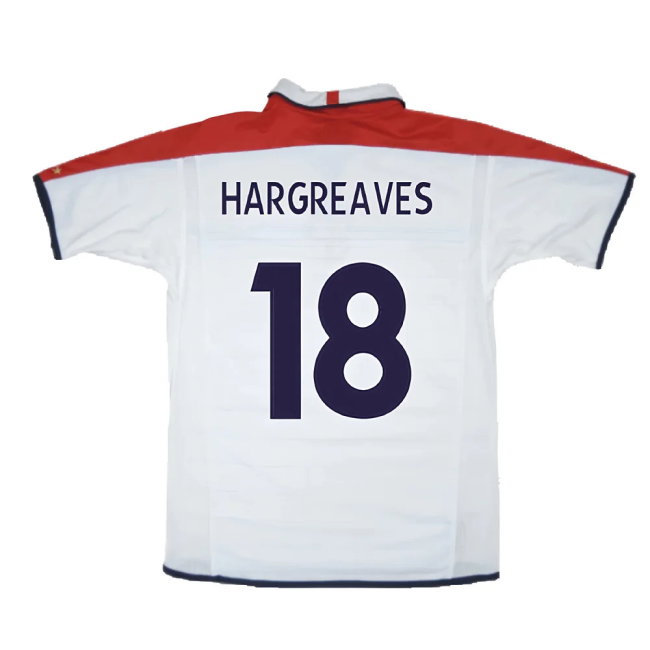 England 2003-05 Home Shirt (Excellent) (Hargreaves 18)